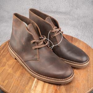 15522 Clark's Men's Bushacre 2 Beeswax Chukka Boot Size 8